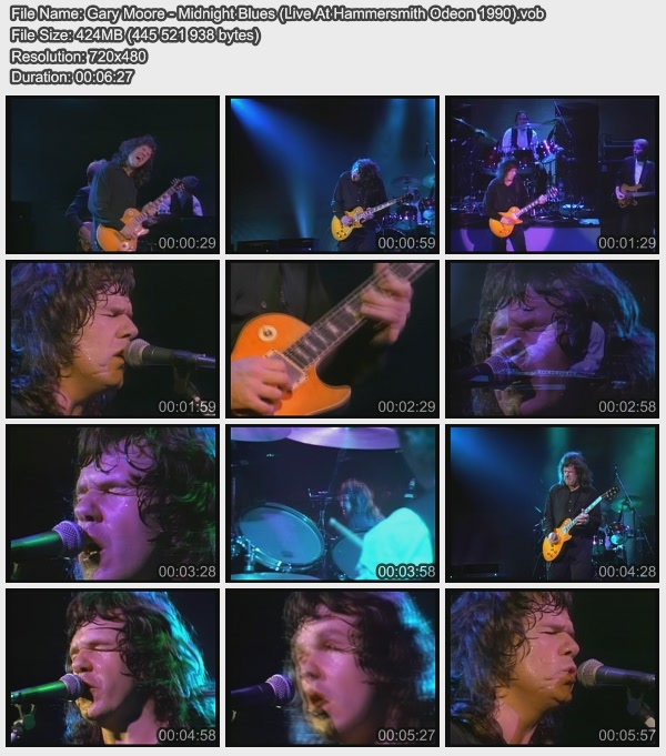 Gary Moore - Midnight Blues (VIDEO) 1990