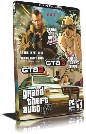 Полная Антология - Grand Theft Auto (1998-2010/RUS/ENG/RePack by xatab)