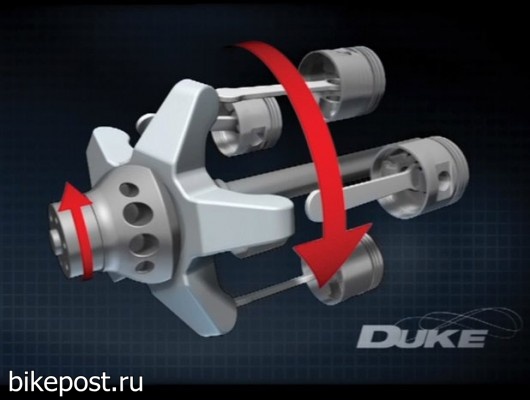 Пятицилиндровый двигатель Duke
