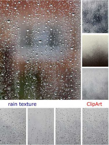 Clipart - Rain texture 