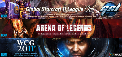 Starcraft 2: GSL October, Arena Of Legends & WCG Korea [Update: Sept. 26 - Code A: Round of 8] [720p, HDTVRip] [ENG]