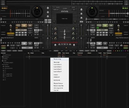 Mixing is audio on computer DEX 2.1.0