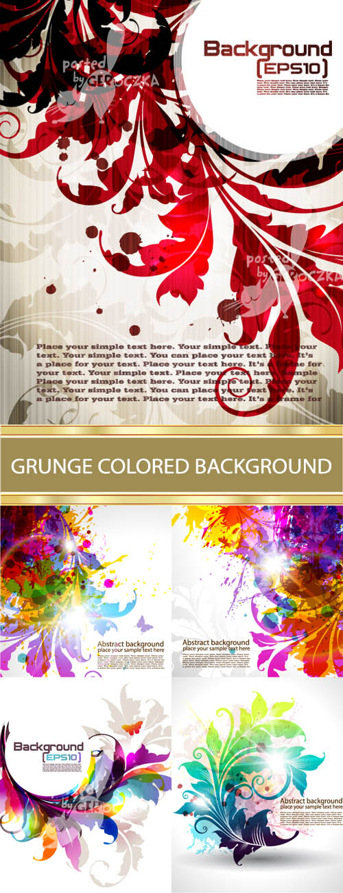 Grunge colored background