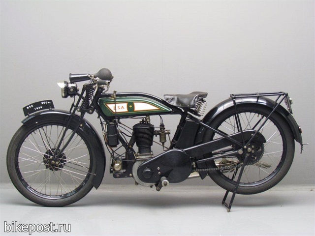 Ретро мотоцикл BSA S27 1927