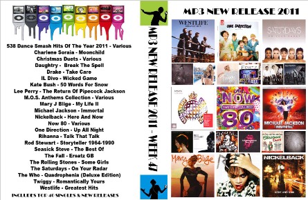 MP3 NEW RELEASE 2011 - WEEK 47 (2011)