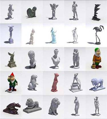 Fifty Sculptures 3D Max Models