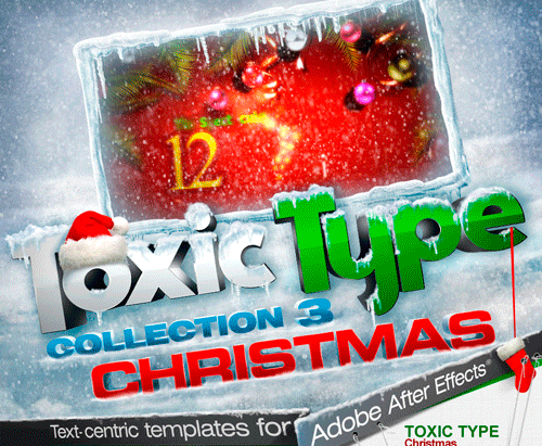 Christmas Juice Toxic Type After Effects Templates Collections 3
