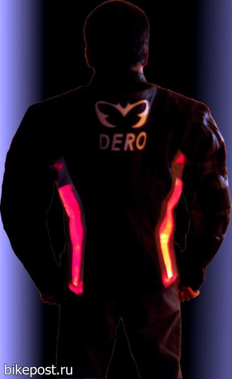 DERO Lightning - светящаяся мотокуртка