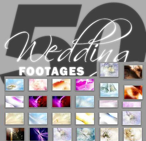 Collection of Wedding Footage, Romantic Backgrounds 1