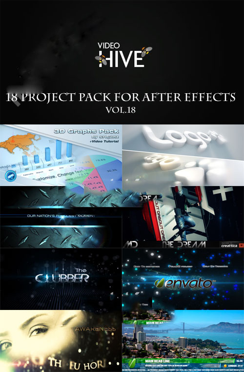 Videohive After Effects 18 Project Pack [reupload]
