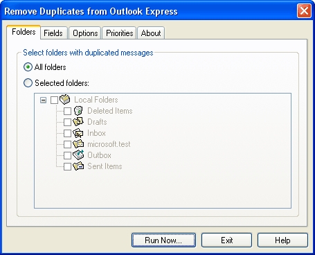 Delete Duplicates for Outlook Express and Windows Mail v4.6.0.1