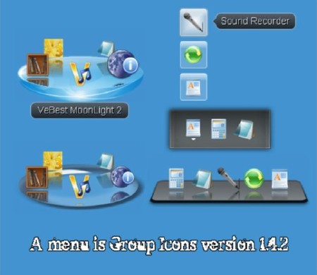 A menu is Group Icons version 1.4.2