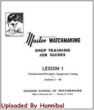 Master Watchmaking Lessons 1-26