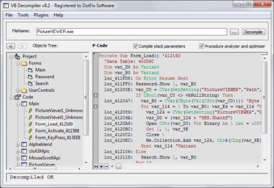 Portable Programmer Software | VB Decompiler Pro 8.3 ...