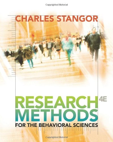 Research Methods for the Behavioral Sciences, 4th edition