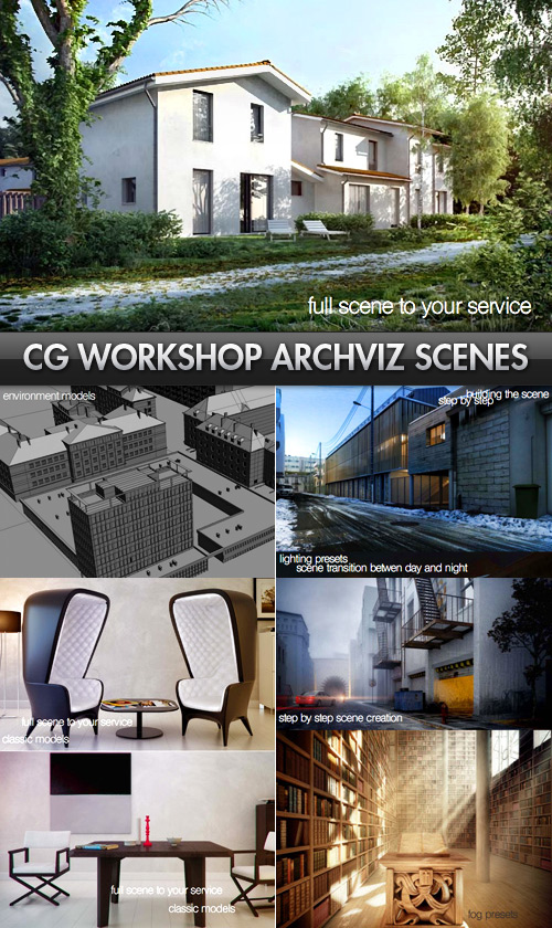 CG Workshop Interior & Exterior Architectural Visualization Scenes