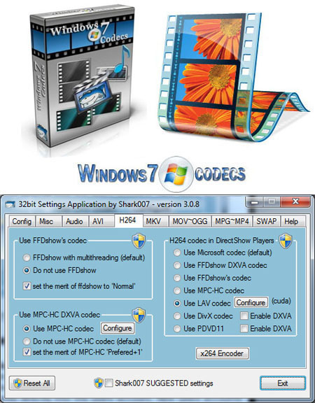 Win7codecs 3.4.2 Final (x86/x64)