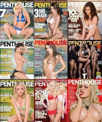  Подборка лучших журналов для мужчин: Penthouse за 2011-2012гг.