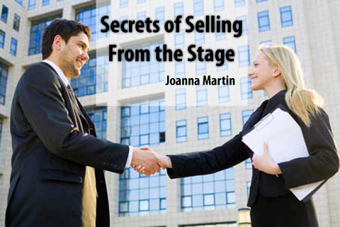 Joanna Martin Secrets of Selling From the Stage