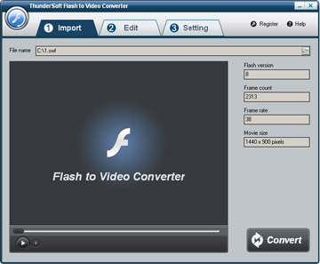 ThunderSoft Flash to Video Converter 1.3.1.0 Portable