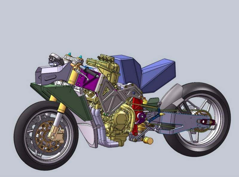 Концепт гоночного мотоцикла Rondine Moto2