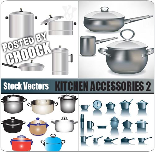 Kitchen accessories 2 - Stock Vector