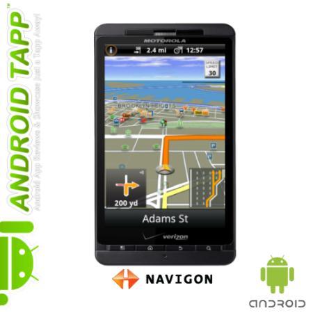 NAVIGON MobileNavigator Select 4.0.2 Android (support files on the SD) + Q1 2012 map of Europe