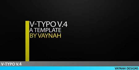   Videohive V-Typo V4 HD Typography After Effects Project
