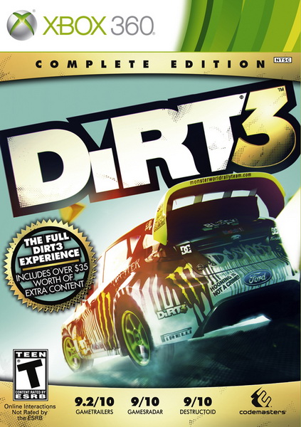 DiRT 3 Complete Edition (LT+2.0) (2012/RF/ENG/XBOX360)