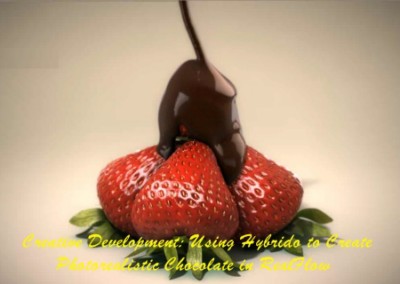 Digital Tutors - Creative Development: Using Hybrido to Create Photorealistic Chocolate in RealFlow