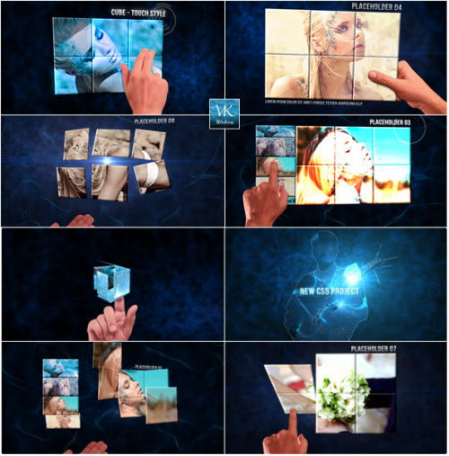 Cube Touch Style - VideoHive After Effect Project