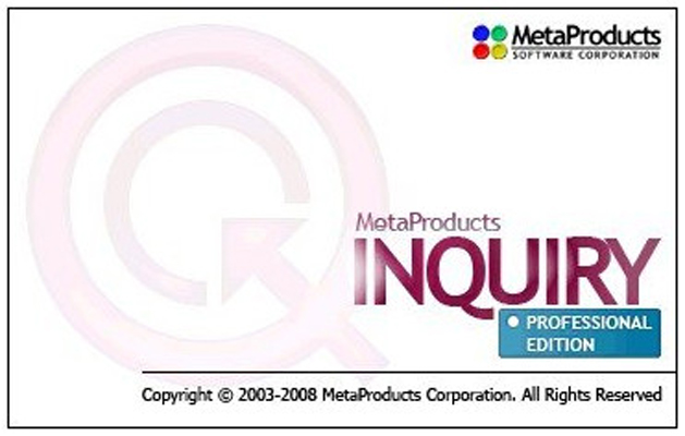 MetaProducts Inquiry Browser v1.9.0.563