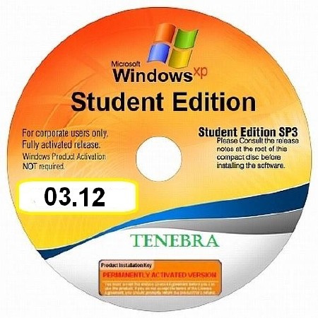 Microsoft Windows XP SP3 Corporate Student Edition March (2012/ENG)