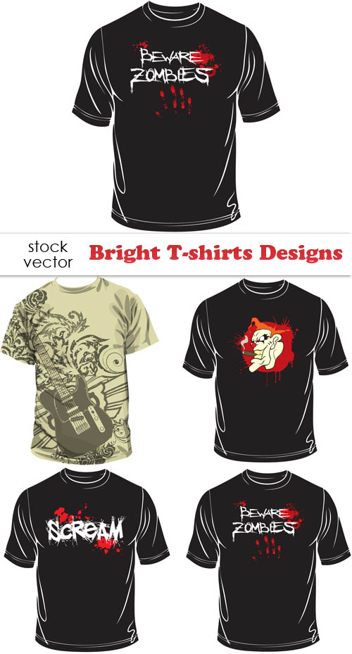 Vectors - Bright T-shirts Designs