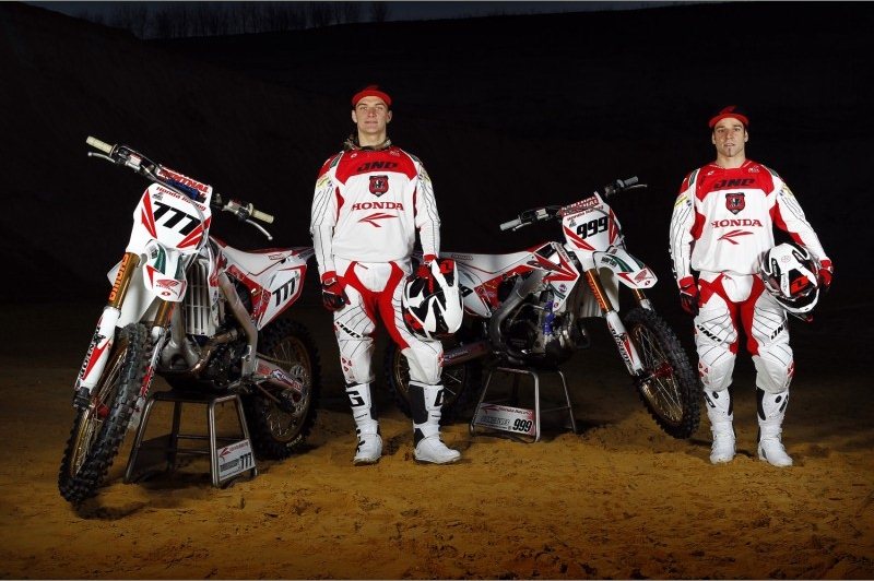 Мотокроссовая команда Honda 2012: Евгений Бобрышев и Руй Гонзалвес