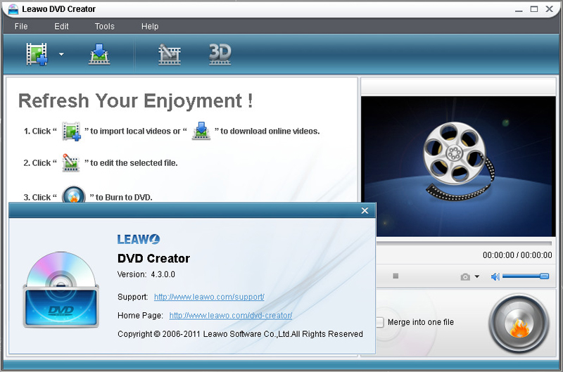 Leawo DVD Creator 4.3.0.0