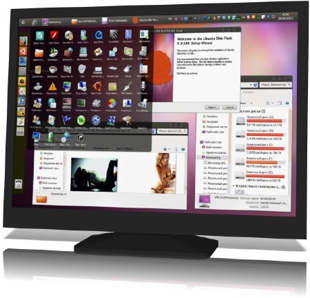 Ubuntu Skin Pack 9.0 for Windows 7 x86/x64