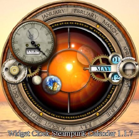 Widget Clock Steampunk Calendar 1.1.7