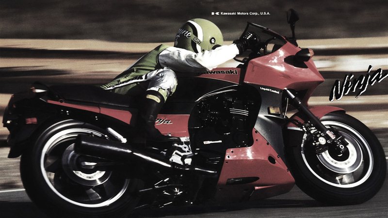 Мотоцикл Kawasaki GPZ900R в фильме «Лучший стрелок» / «Top Gun» (1986)