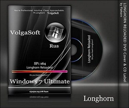 Windows 7 Ultimate SP1 x64 VolgaSoft Longhorn  2.1