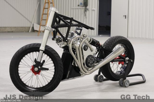 Мотоцикл JJ2S X4 500 - от концепта к прототипу