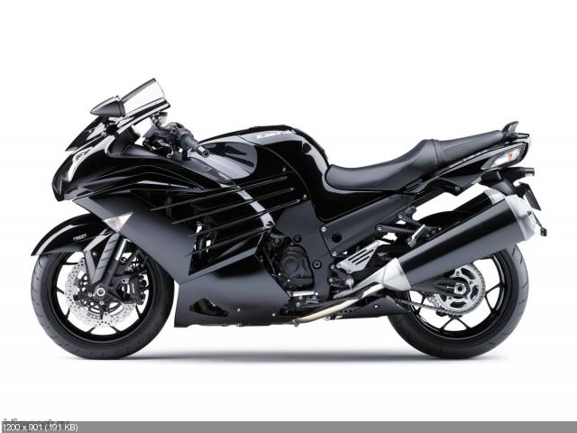 Анонс нового мотоцикла Kawasaki ZZR1400 (ZX-14R) 2012