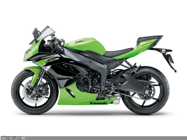 Новые цвета спортбайка Kawasaki Ninja ZX-10R 2012