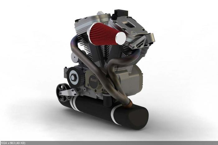 Мотоцикл Bottpower BOTT XR-1 - развитие прототипа